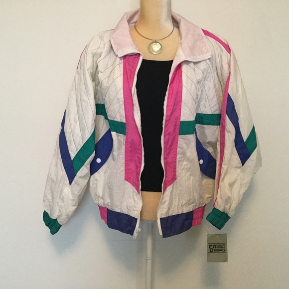 Vintage PA Originals Jackets & Blazers - NWT Vintage 80's Colorblock Nylon Track Jacket M